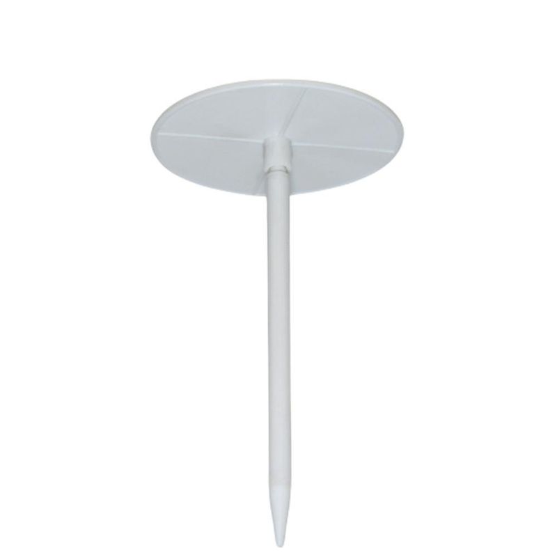 Suporte de Plástico P/ Rosa Branco 7x11cm SR-03 Solrac (01 unidade)
