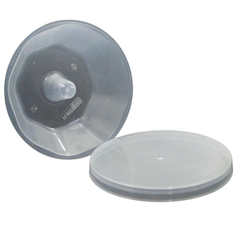 Forma P/ Pudim Grande C/ Tampa 500ml Plastilânia (6 unidades)