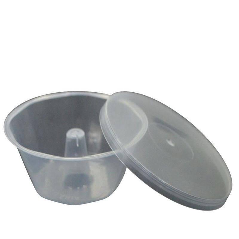 Forma P/ Pudim Pequena C/ Tampa 120ml Plastilânia (10 unidades)