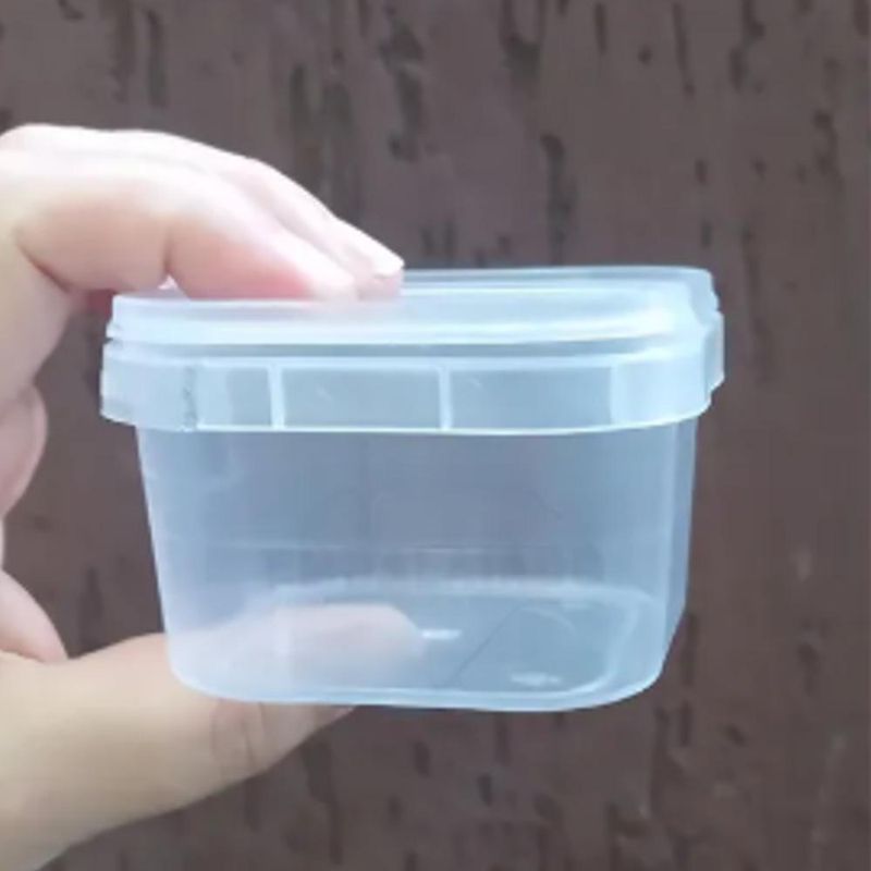 Pote Quadrado C/ Tampa Lacre 150ml Plastilânia (10 unidades)