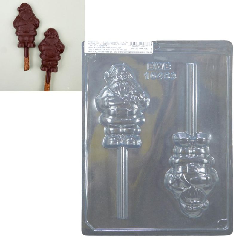 Forma-de-Acetato-Simples-Pirulito-Papai-Noel-Ref.-10453-BWB--01-unidade-