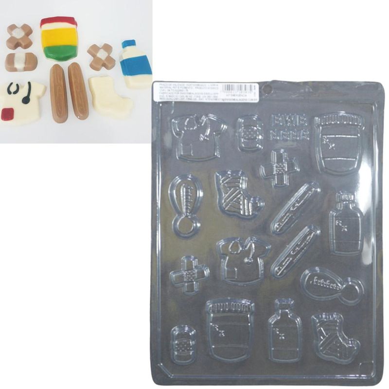 Forma de Acetato Simples Kit Emergência Ref. 9695 BWB (01 Unidade)