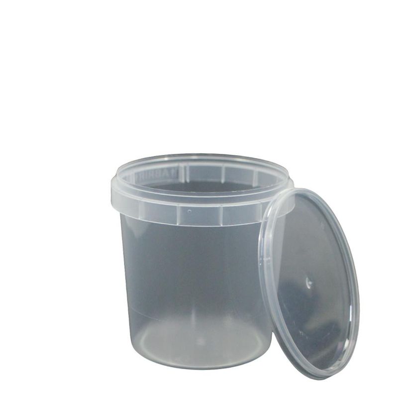 Pote Redondo C/ Tampa Lacre 220ml Plastilânia (10 unidades)