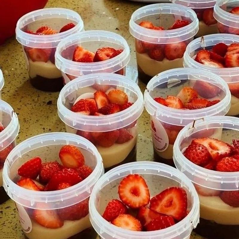 Pote Redondo C/ Tampa Lacre 220ml Plastilânia (10 unidades)