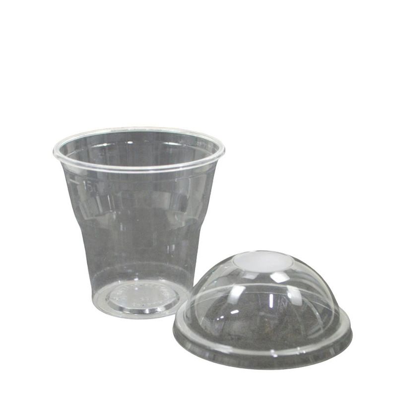 Copo Crystal Bello C/ Tampa Bolha 150ml Plastilânia (20 unidades)