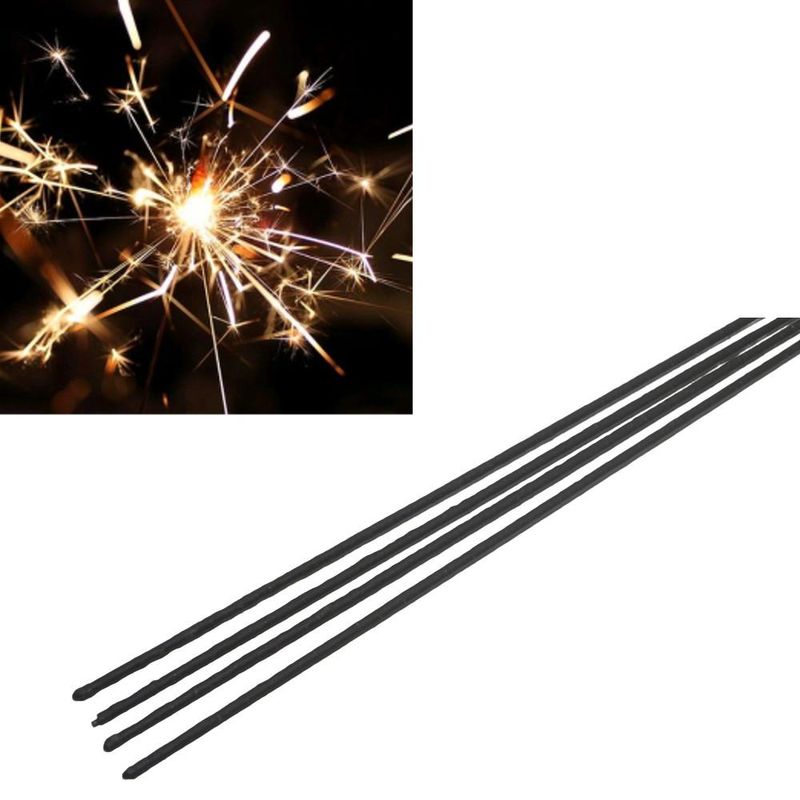 Vela Sparklers 60cm Silver Festas (04 unidades)