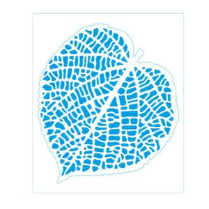 Stencil Simples de Acetato P/ Pintura 17x21cm Ref. STM-761 Folha Litoarte (01 Unidade)