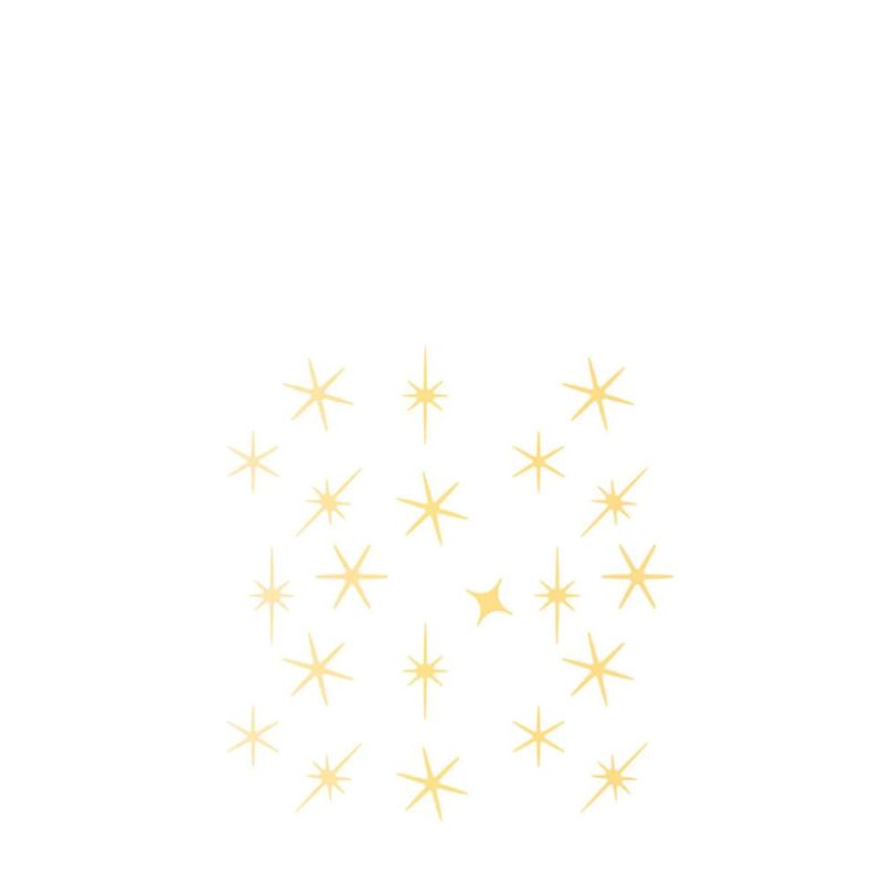 Stencil Simples de Acetato P/ Pintura 10X10cm Ref. ST-X-375 Estampa Brilhos Litoarte (01 Unidade)