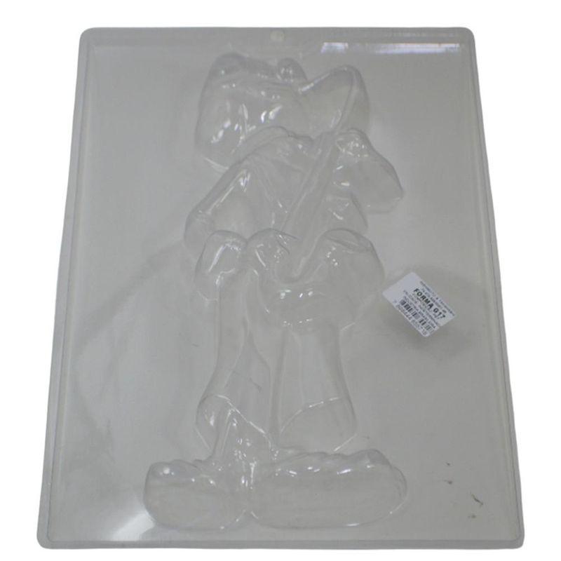 Forma de Acetato Simples Grande P/ Gesso Menino C/ Saxofone Ref. G17 Art Crystal (01 unidade)