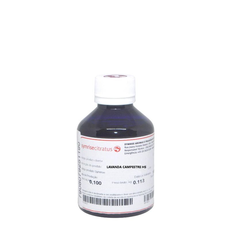Essência Lavanda Campestre HS para Domissanitários Symrise (100ml)