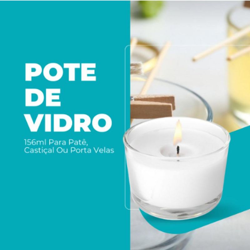 Pote de Vidro Patê Sem Tampa 156ml AF Ref. 1033 Nadir (01 unidade)