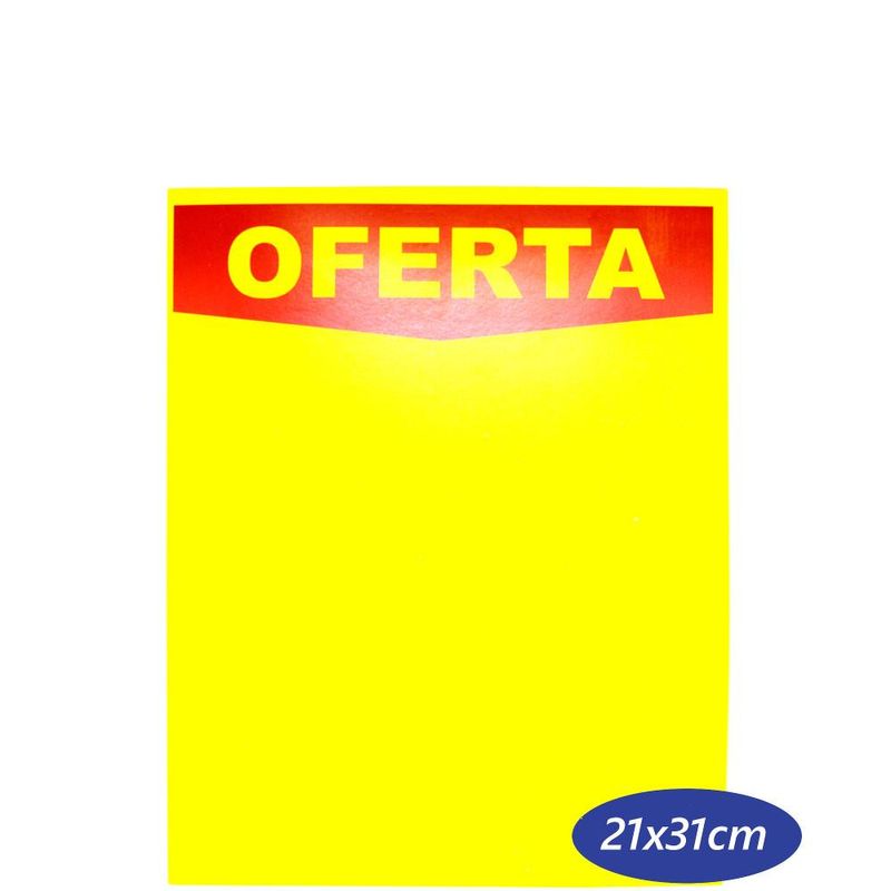 Cartaz-Oferta-Medio-21x31cm-Grafica-Otani--10-unidades-