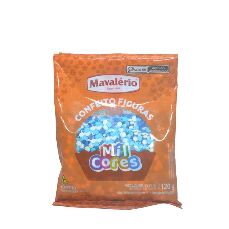Confeito Figura Fundo do Mar Mil Cores Mavalério (120 gramas)