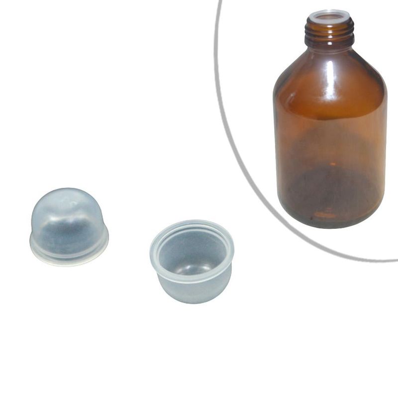 Batoque de Plástico P/ Frascos de Rosca 24mm (1000165NT) Bahi (01 unidade)