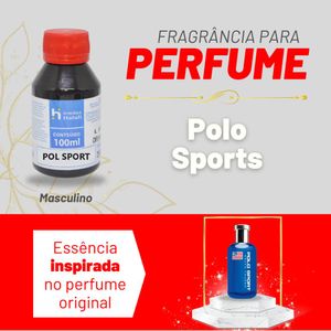 Essência Pol Sport Masculino P/ Perfumes Linha Vermelha Irmãos Haluli (100ml)