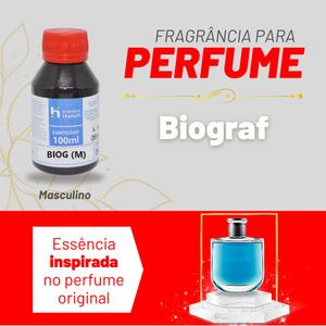 Essência Biog Masculino P/ Perfumes Linha Vermelha Irmãos Haluli (100ml)