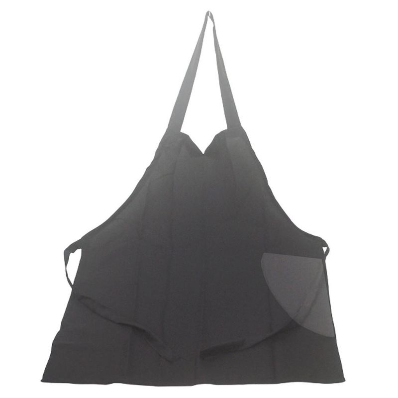 Avental Oxford Preto C/ 1 Bolso Lateral 70x80 Irmãos Haluli (01 unidade)