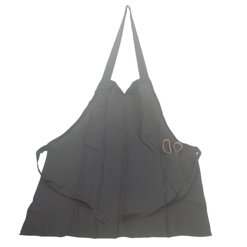 Avental Oxford Preto C/ 1 Bolso Lateral 70x80 Irmãos Haluli (01 unidade)