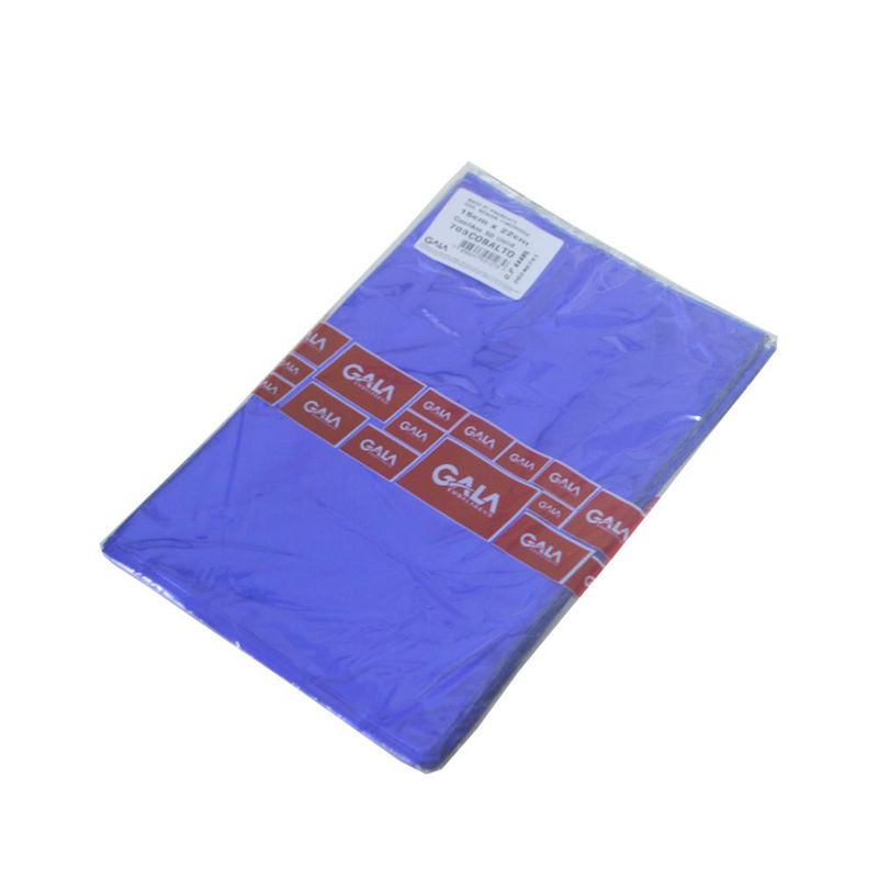 Saco P/ Presente Metalizado Azul Cobalto 15x22cm Gala (50 unidades)