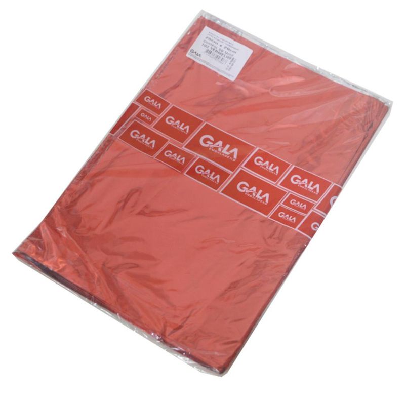 Saco P/ Presente Metalizado Vermelho 20x29cm Gala (50 unidades)