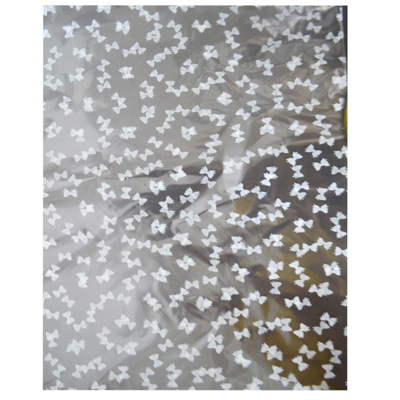 Saco P/ Presente Lacinhos Brancos 30x45cm Gala (50 unidades)