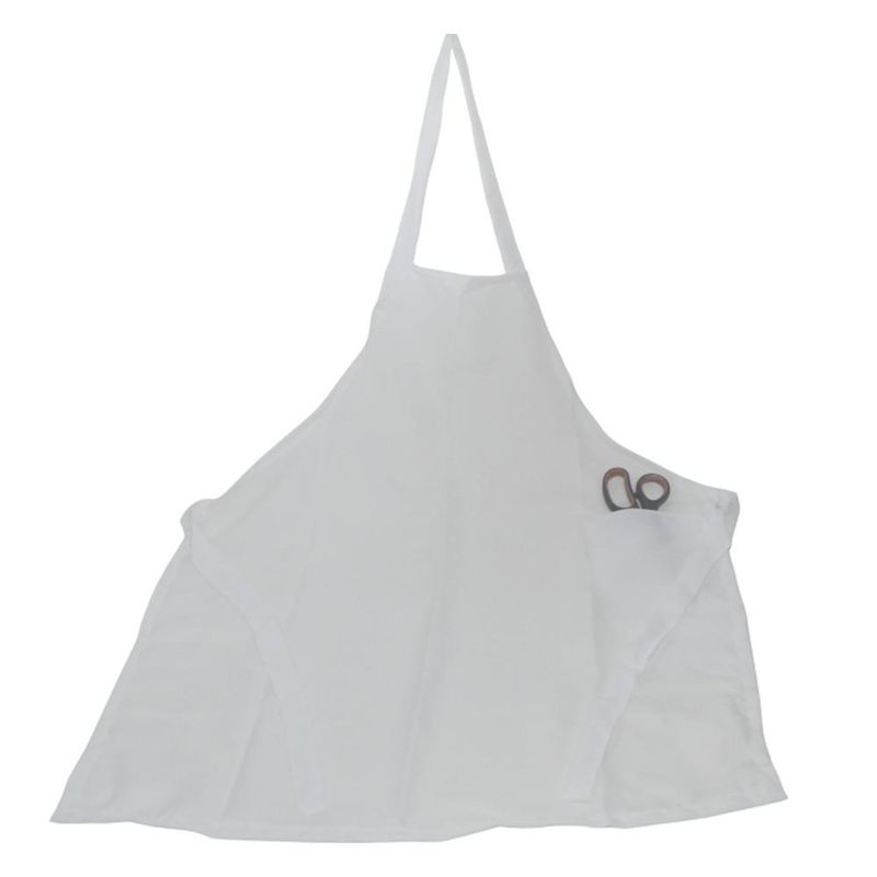 Avental Oxford Branco C/ 1 Bolso Lateral 70x80 Irmãos Haluli (01 unidade)