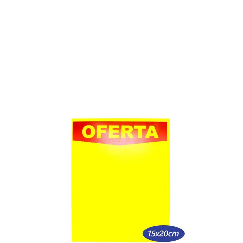 Cartaz Oferta Pequeno 15x20cm Gráfica Otani (10 unidades)