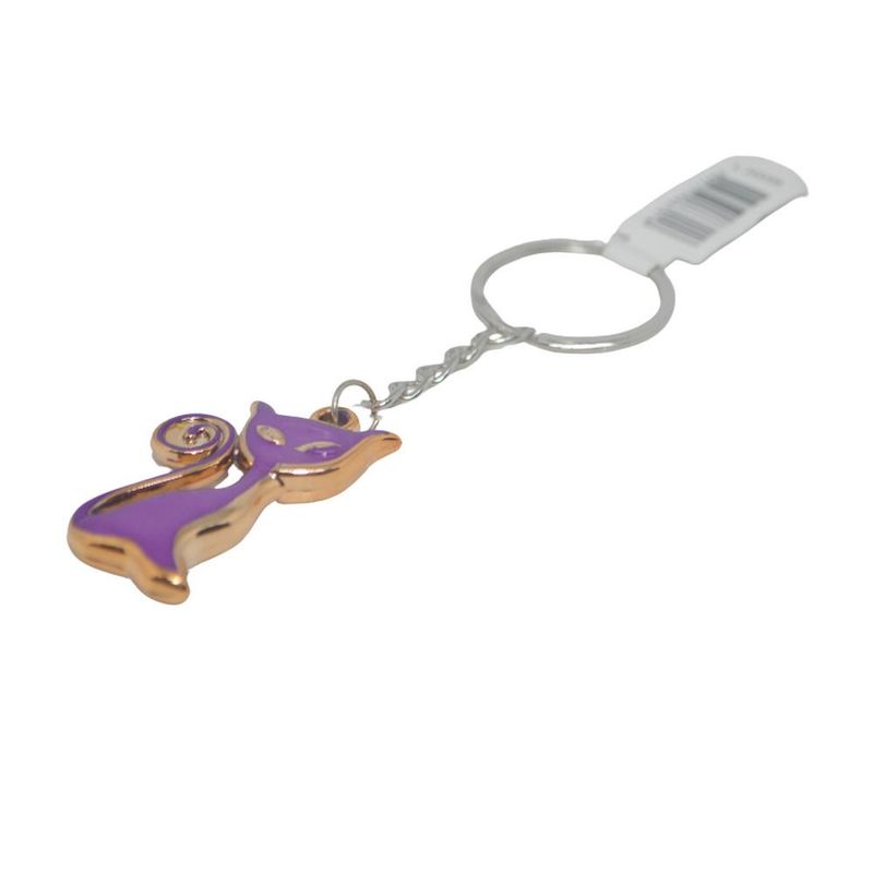 Chaveiro Gatinho Roxo 4cm Make+ (01 unidade)
