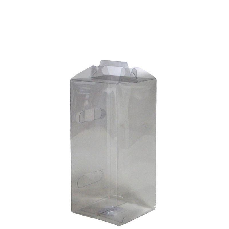 Maleta Cristal P/ Biscoito 5x5x7,5cm Ref. C5233 Ideia (01 unidade)