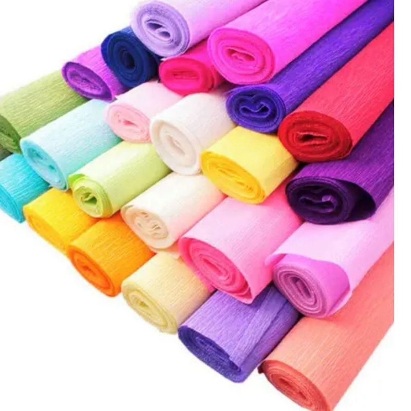 Papel Crepom Plus 48cmx2m Reipel (01 unidade)-azul-claro