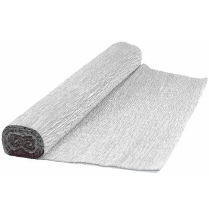 Papel Super Crepom Prata 48cm x 2.5 metros Reipel (01 unidade)