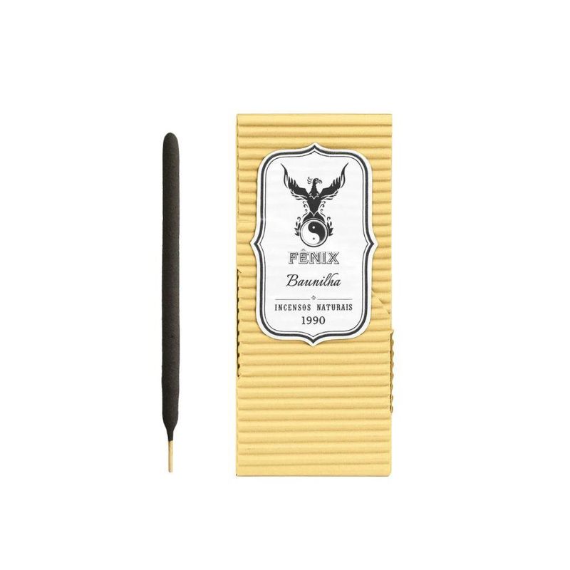 Incenso Natural de Baunilha C/ 9 Varetas Fênix Incenso (30 gramas)