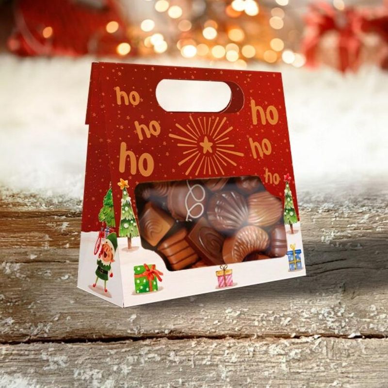 Saco de Papel Practice Natalino C/ Visor e Alça Conto de Natal C5630 (01 unidade)