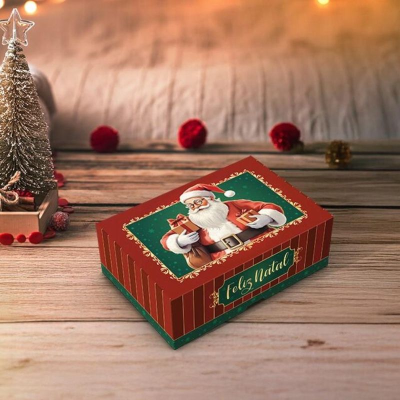 Caixa de Papel Practice P/ 6 Doces Noel C5712 Ideia (01 unidade)