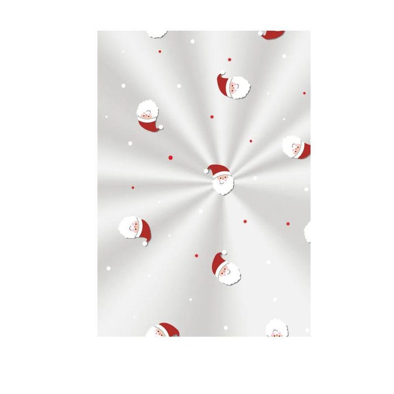 Saco P/ Presente Papai Noel Joyful 15x29cm Cromus (50 unidades)