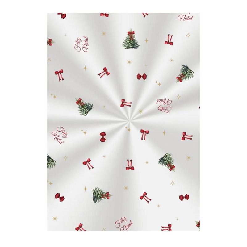 Saco P/ Presente Pinheiro 15x29cm Cromus (50 unidades)