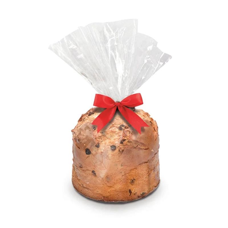 Saco Transparente P/ Panetone de 500g 25x35cm Cromus (50 Unidades)