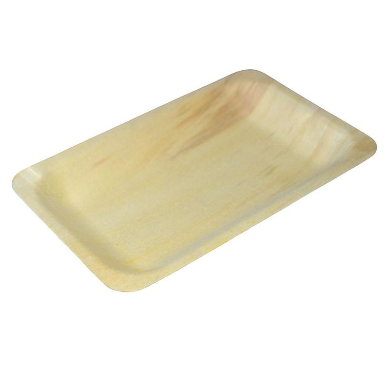 Bandeja de Madeira 20cm Silver Festas (05 unidades)