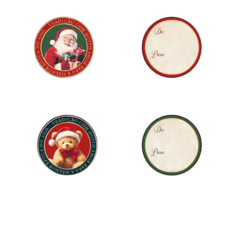 Adesivos Redondo P/ Presente Magia Infinita Cromus (10 unidades)