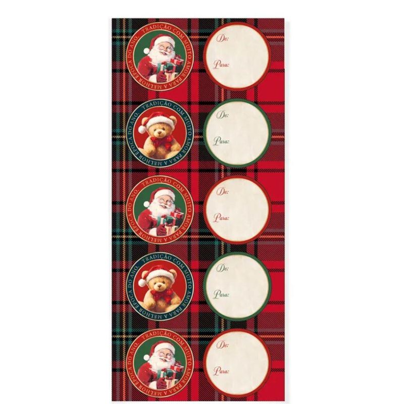 Adesivos Redondo P/ Presente Magia Infinita Cromus (10 unidades)