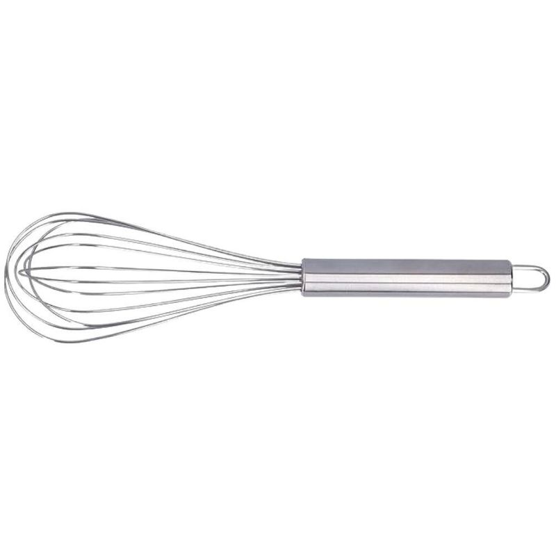 Batedor de Ovos (Fuet) de Aço Inox 24,5x5cm Solrac (01 unidade)