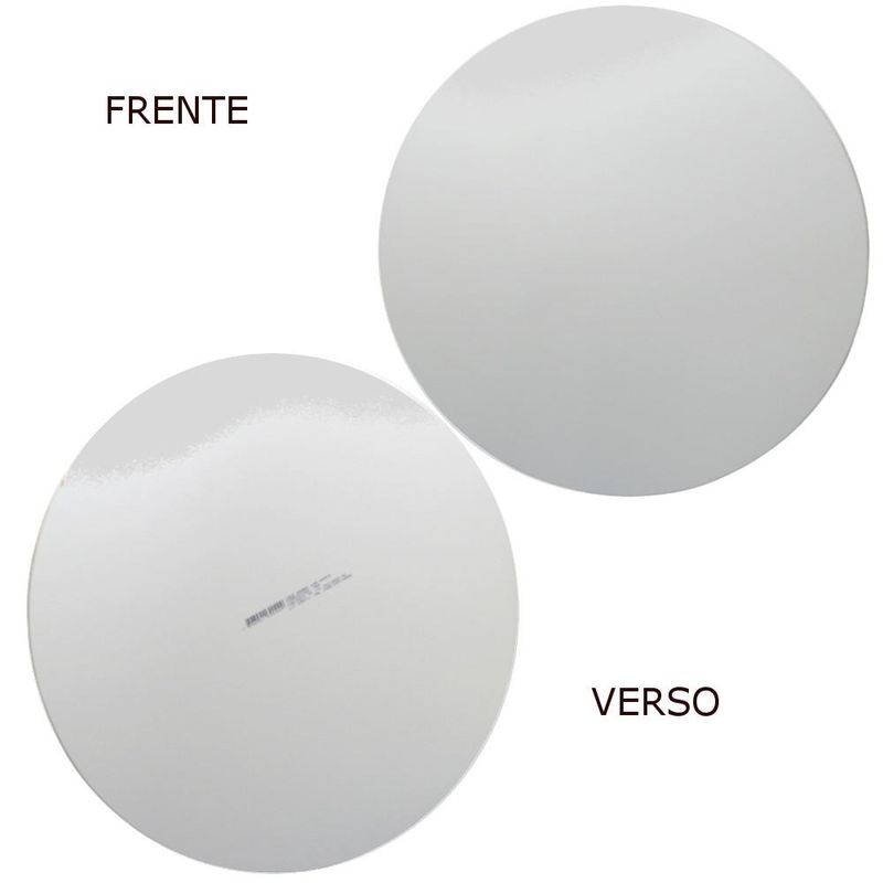 Cake Board de MDF Redondo 6mm Branco Frente e Verso Curifest (01 Unidade)-15cm