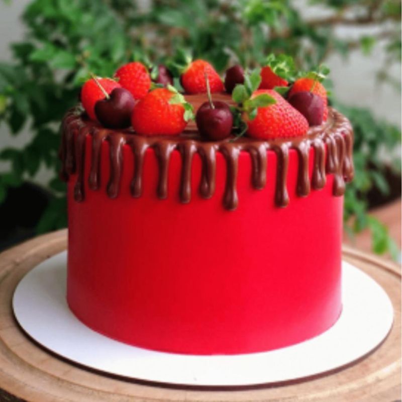 Cake Board de MDF Redondo 3mm Branco Curifest (01 Unidade)-15cm