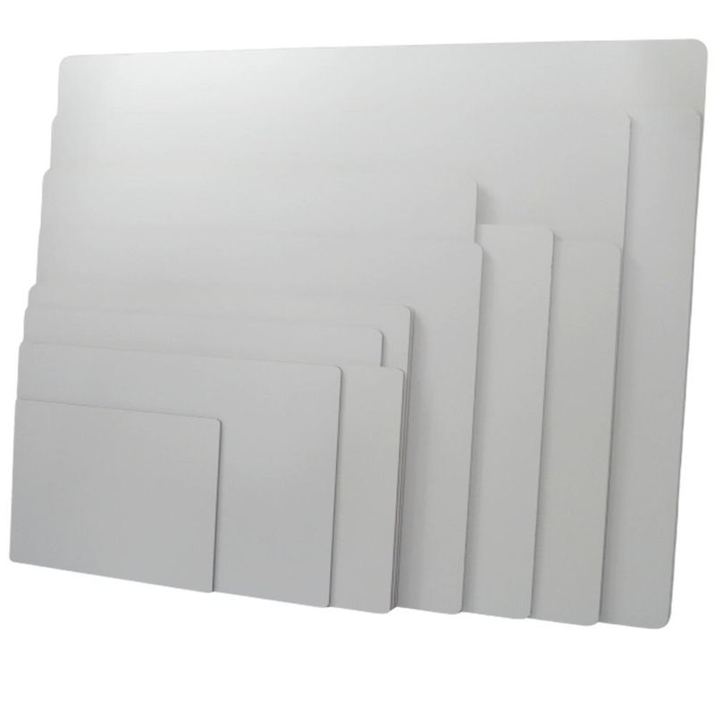 Cake Board de MDF Retangular 2.80mm de Espessura Branco Curifest (01 Unidade)-15x20cm