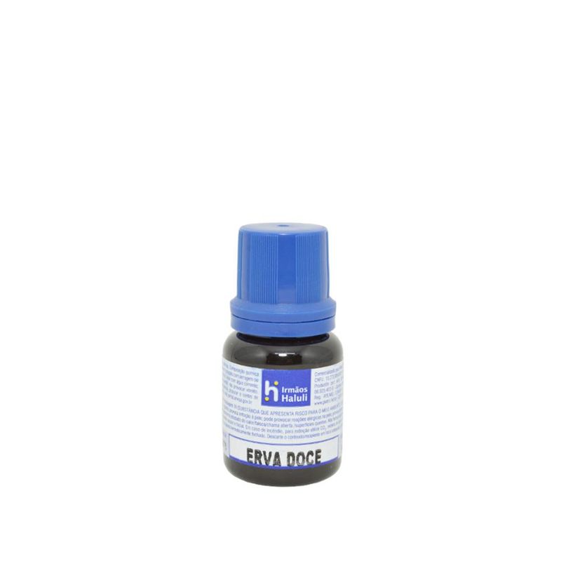 Essência Erva Doce para Cosméticos e Sabonetes Linha Azul Irmãos Haluli (10ml)