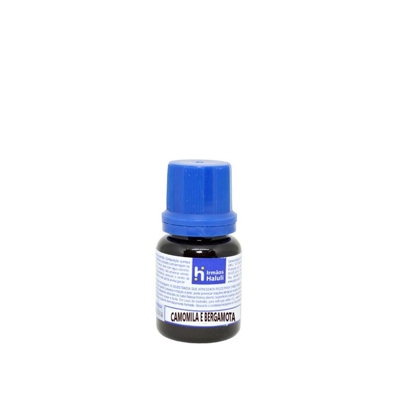Essência Camomila e Bergamota para Cosméticos e Sabonetes Linha Azul Irmãos Haluli (10ml)