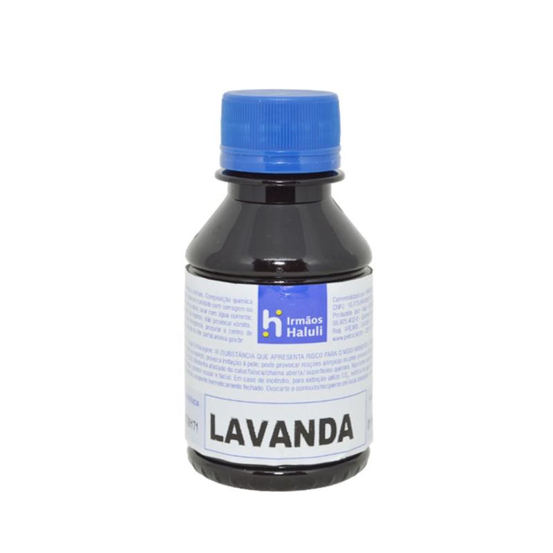 Essência Lavanda para Cosméticos e Sabonetes Linha Azul Irmãos Haluli (100ml)