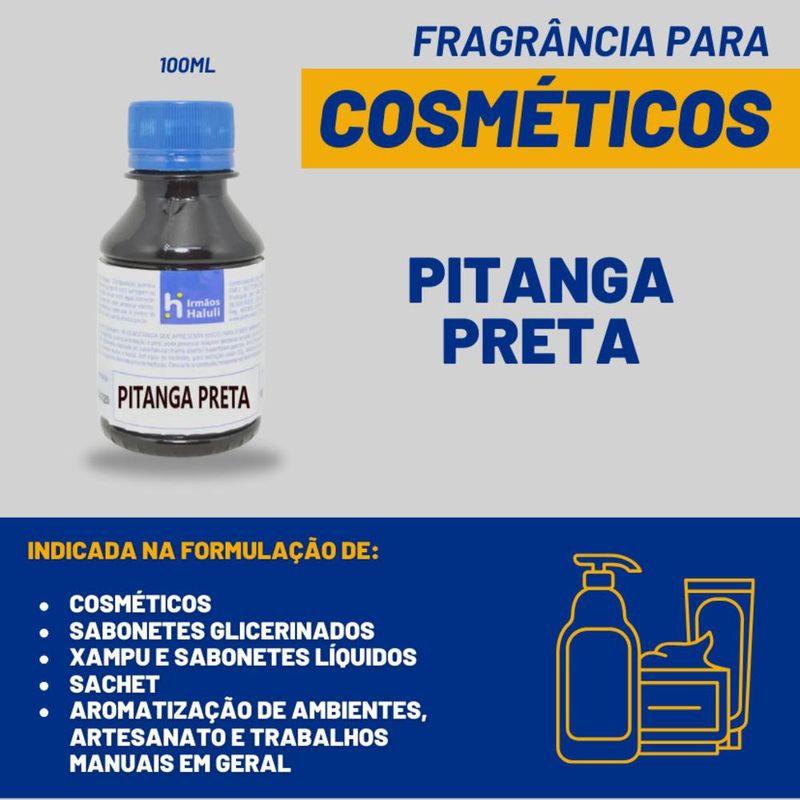 Essência Pitanga Preta para Cosméticos e Sabonetes Linha Azul Irmãos Haluli (100ml)