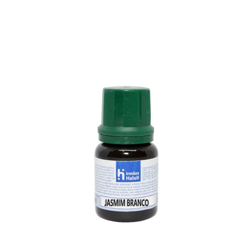 Essência Jasmim Branco para Velas e Óleos Irmãos Haluli (10ml)