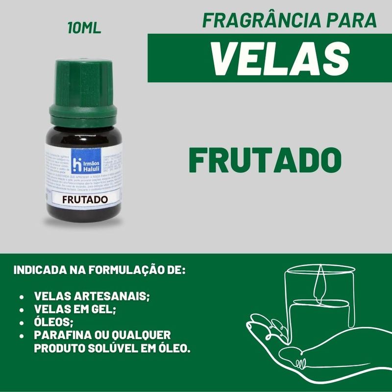 Essência Frutado para Velas e Óleos Irmãos Haluli (10ml)